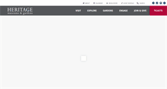 Desktop Screenshot of heritagemuseumsandgardens.org